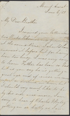 Letter from Thomas Hampton to his brother, 6 June 1858 (nla.obj-581621301)