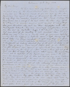 Letter from David Cannan and Jane Cannan to Mary Cannan, from Melbourne, per Madras and overland via Southampton, 20 May 1854; 26 May 1853 (nla.obj-536512501)