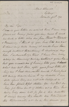 Letter from Robert Walpole to his father, 26 November 1872 (nla.obj-546007704)