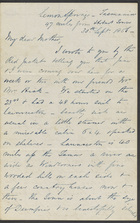 Letter from David Cannan to his mother, from Lemon Springs, Tasmania, 47 miles from Hobart Town (nla.obj-536512844)