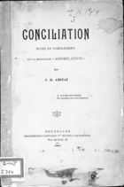 Conciliation Suite et Complément de la Brochure 