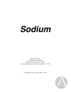 Sodium, Op. 128