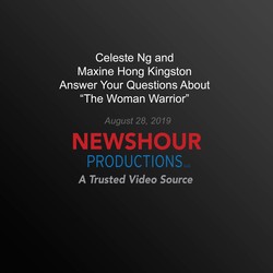 Still image from video PBS NewsHour, Aug 28, 2019, Celeste Ng And Maxine Hong Kingston Answer Your Questions About "The Woman Warrior