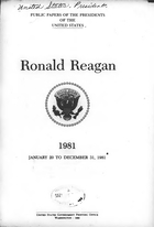 Statement on the Situation in Afghanistan, December 27, 1981. Public Papers of the Presidents of the United States: Ronald Reagan, 1981. January 20 to December 31, 1981.