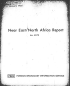 Beirut, An-Nahar Arab Report & Memo in English 1 Jan. [1980]. Near East/North Africa Report, No. 2070, JPRS 74980, 23 January 1980.