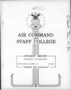 Afghanistan: 36 Months Later, by Major John M. Gilbert, Jr., USAF, Report Number 83-0855, Department of the Air Force, Air Command and Staff College, Air University, March 1983