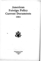 Chapter 12, South Asia, American Foreign Policy Current Documents 1981, Department of State, Washington, 1984