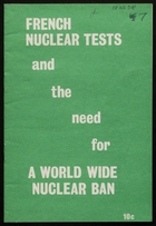 French Nuclear Tests And The Need For A Worldwide Nuclear Ban (B2772955)