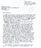 Letter from Alison Geist, Service de l'Elevage to Barbara Denman, WID Coordinator, April 25, 1985