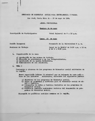 Latin America, Social Work, U.N. Regional Seminar on Planning for Social Welfare in Central America and Panama, Costa Rica 1964, Seminar Documents, Folder 1