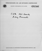 Latin America, Women, InterAmerican Commission of Women, 1968 Assembly, Documents 1-9