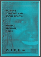 Women's Economic And Social Rights: Protect, Promote, Fulfill - Proceedings Of The Annual Assembly Of Women In Development Europe (Wide), Vienna, 11-14