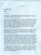 Letter From Barbara Denman, Coordinator, WID, To Ms. Heidi Fritz, Ecuador, June 1985, RE: Congrats On Your Nomination And Selection To Attend The NGO Forum In Nairobi This July