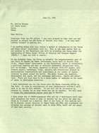 Letter From Barbara Denman, Coordinator, WID, To Ms. Kellie Murphy, Ghana, June 1985, RE: Pleased You Decided To Attend The NGO Form In Nairobi This July And Sending Info On The Forum And Peace Corps' Involvement