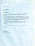 Letters With Newsletter Attachment From Barbara R. Denman, Coordinator, Women In Development, To Rosemary Yaco, Lome, Togo, July 1986, And From  Rosemary Yaco, Educational Adviser For English Teaching, Central Region, Lome, Togo, May 1986, RE: Women In Development In The African Region