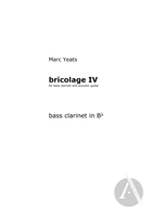 Bricolage IV (Bass Clarinet in b flat part)