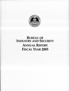 Bureau of Industry and Security Annual Report, Fiscal Year 2005