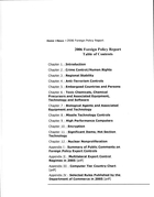 2006 Foreign Policy Report