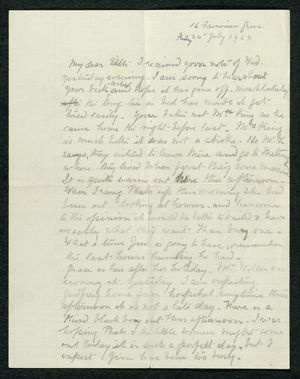 Letter to My dear Edith, July 24, 1936 Letter to My dear Edith, July 24, 1936