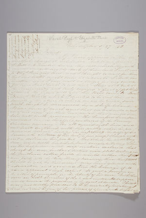 Letter from Sarah Pugh to Elizabeth Pease, May 27, 1842 Letter from Sarah Pugh to Elizabeth Pease, May 27, 1842