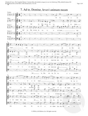 7. Ad te, Domine, levavi animam meam 7. Ad te, Domine, levavi animam meam