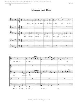 Miserere Mei Deus Alexander Street A Proquest Company Or 'hold down cmd and click, then save link as' on a mac. alexander street a proquest company