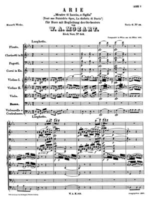 Mentre Ti Lascio O Figlia Alexander Street A Proquest Company Il a été écrit le 23 mars 1787 à vienne alors que mozart était sur le point de composer son don giovanni. alexander street a proquest company