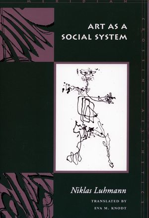 Art As A Social System Art As A Social System