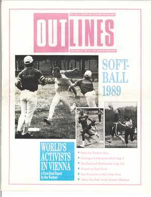 Outlines, The Voice of the Gay and Lesbian Community, Vol. 3 No. 3, August 1989 Outlines, The Voice of the Gay and Lesbian Community, Vol. 3 No. 3, August 1989
