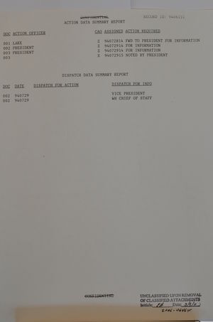 Action Data Summary Report, Record ID 9406151 Action Data Summary Report, Record ID 9406151