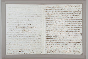 Letter from Sarah Pugh to Caroline Weston, November 9, 1852 Letter from Sarah Pugh to Caroline Weston, November 9, 1852