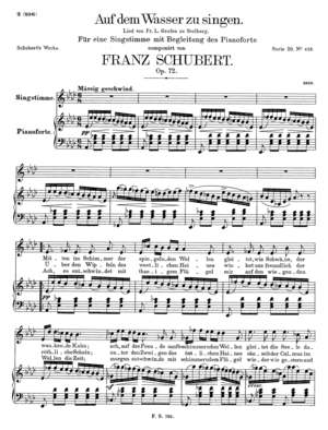 Auf Dem Wasser Zu Singen Alexander Street A Proquest Company