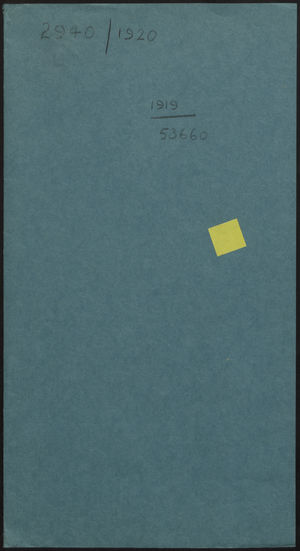 File Folder Cover: 2940/1920, 1919/53660 File Folder Cover: 2940/1920, 1919/53660
