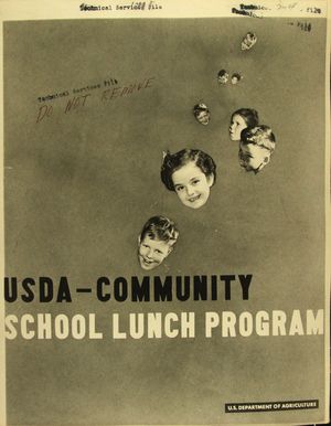 USDA-COMMUNITY SCHOOL LUNCH PROGRAM USDA-COMMUNITY SCHOOL LUNCH PROGRAM