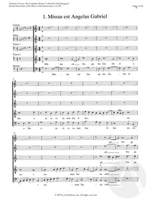 1 Missus Est Angelus Gabriel Alexander Street A Proquest Company Polyphonies mariales de la renaissance. 1 missus est angelus gabriel
