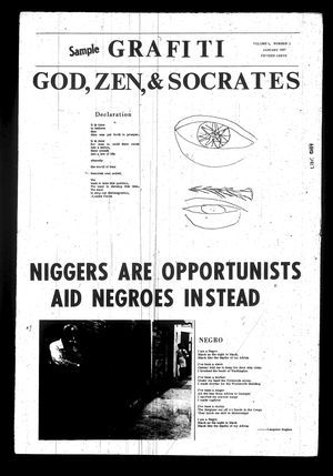 Grafiti, Volume 1, Issue 2, Grafiti, Vol. 1 no. 2, January 1967 Grafiti, Volume 1, Issue 2, Grafiti, Vol. 1 no. 2, January 1967