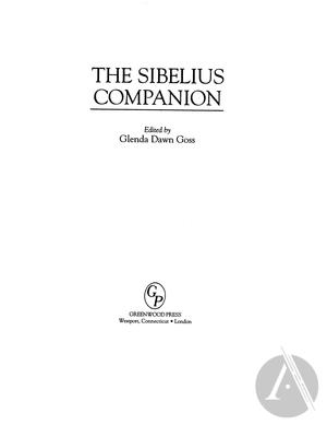 The Sibelius Companion The Sibelius Companion