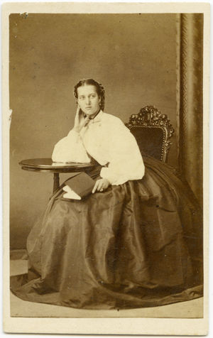 Carte de Visite of Princess Alexandra, circa 1861 Carte de Visite of Princess Alexandra, circa 1861