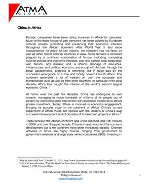 China in Africa China in Africa