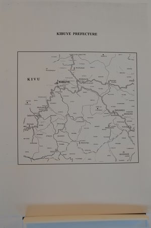 Map of Kibuye Prefecture Map of Kibuye Prefecture