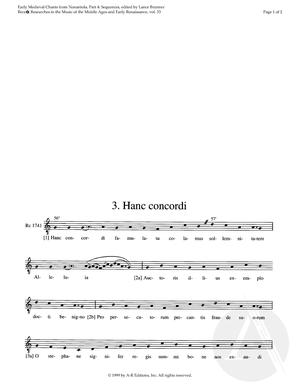 3. Hanc concordi 3. Hanc concordi