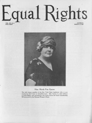Equal Rights, Vol. 14, no. 06, March 19, 1927 Equal Rights, Vol. 14, no. 06, March 19, 1927