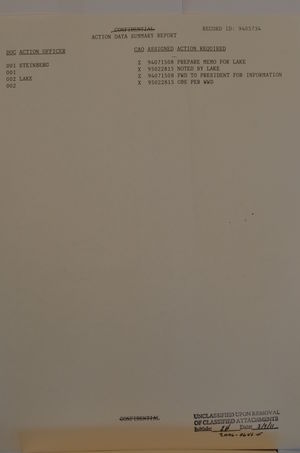 Action Data Summary Report, Record ID: 9405734 Action Data Summary Report, Record ID: 9405734