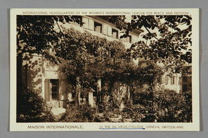 12, Rue Du Vieux College, Geneva, International Headquarters of WILPF 12, Rue Du Vieux College, Geneva, International Headquarters of WILPF