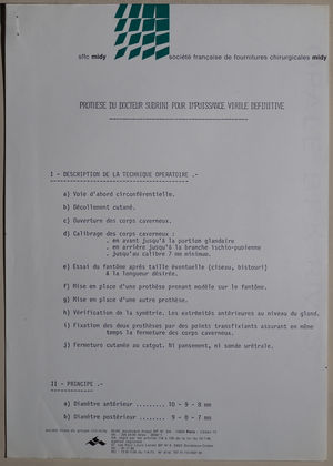 Prothese Du Docteur Subrini Pour Impuissance Virile Definitive Alexander Street A Proquest Company