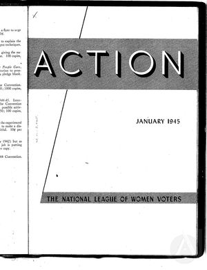 Action, vol. 1 no. 2, January 1945 Action, vol. 1 no. 2, January 1945