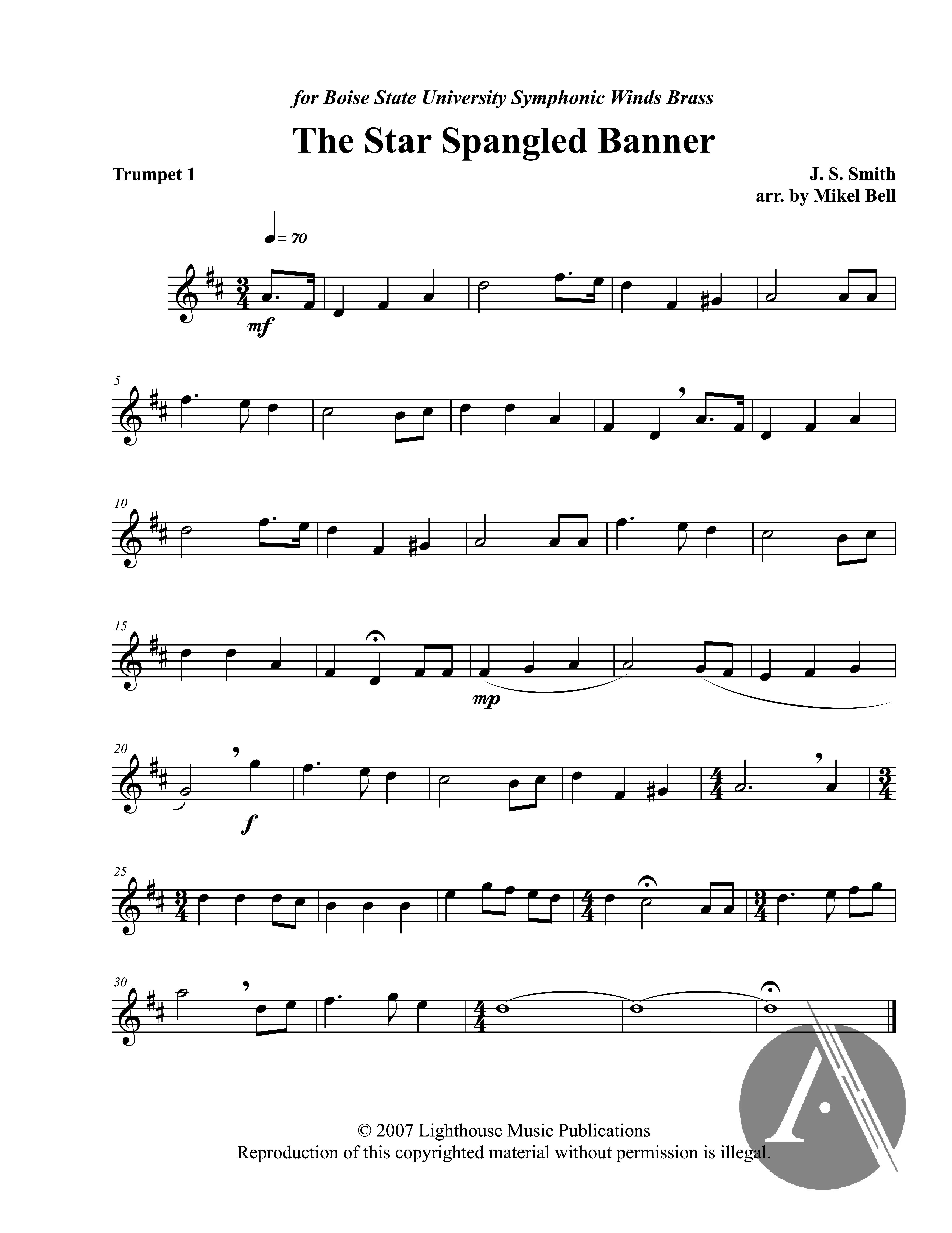 The Star Spangled Banner Trumpet 1 Alexander Street A Proquest Company
