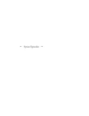 Syrian Episodes: Sons, Fathers, and an Anthropologist in Aleppo Syrian Episodes: Sons, Fathers, and an Anthropologist in Aleppo