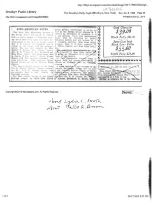 Afro-American Notes Afro-American Notes