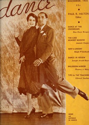 Dance (Magazine), Vol. 1, no. 3, December, 1936, Dance, Vol. 1, no. 3, December, 1936 Dance (Magazine), Vol. 1, no. 3, December, 1936, Dance, Vol. 1, no. 3, December, 1936